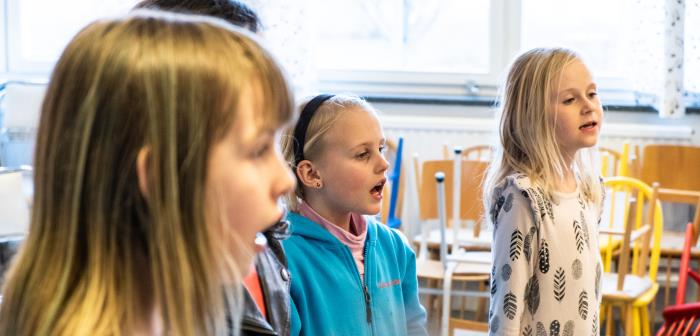 Körmedlemmar och föräldrar till körbarnen