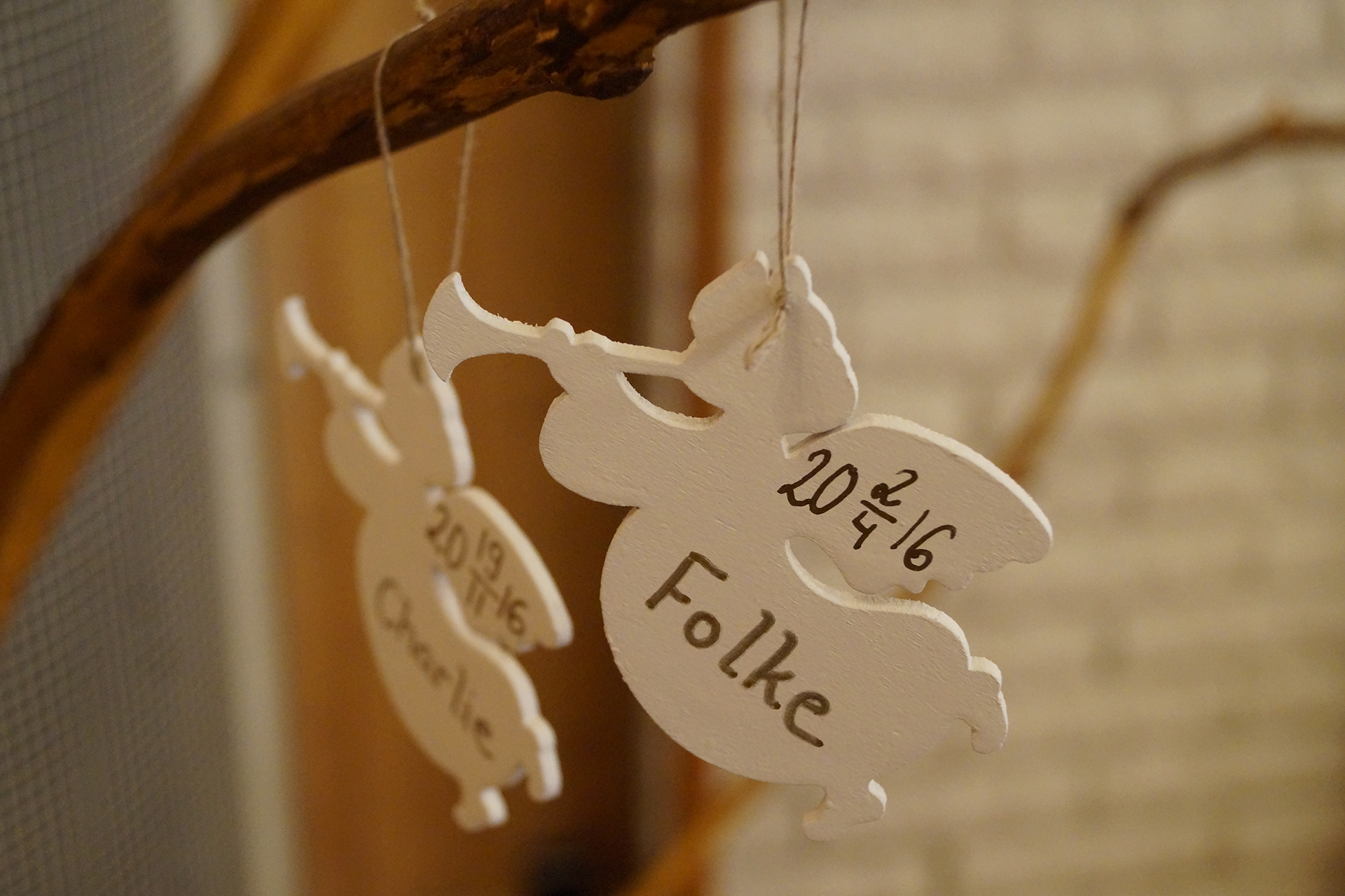 Dopänglar i Mikaelskyrkan.