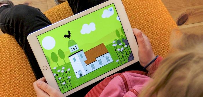 Den nya appen Kyrkan sätter barnen i centrum. Genom interaktiva lek- och spelmoment får barn i förskoleåldern möjlighet att upptäcka kyrkorummet och lära sig mer om Svenska kyrkans tro och traditioner. Appen är gratis att ladda ner och finns där appar finns