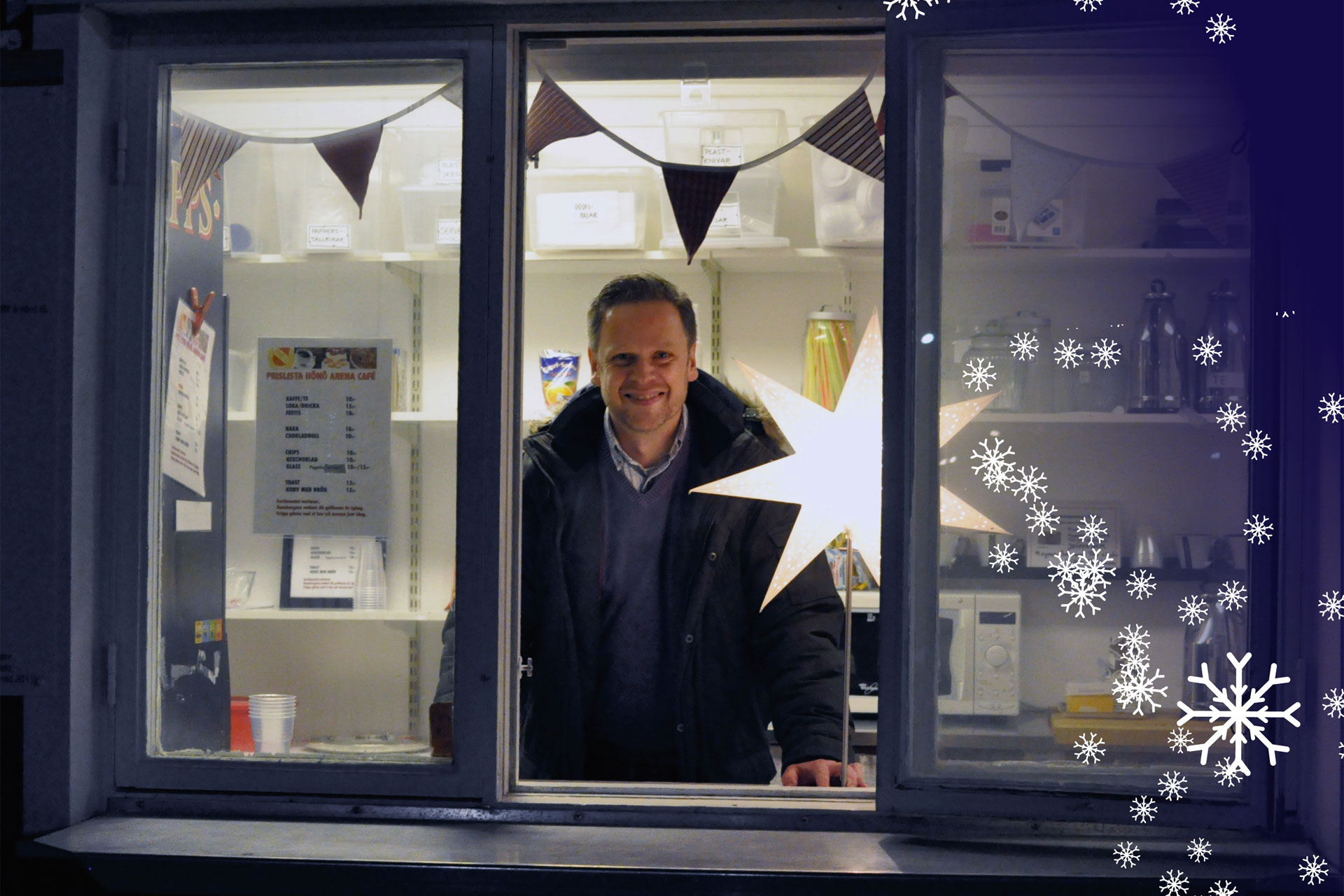 Claes Sandros från Hönö IS brinner för projektet "Vakna vuxna”.