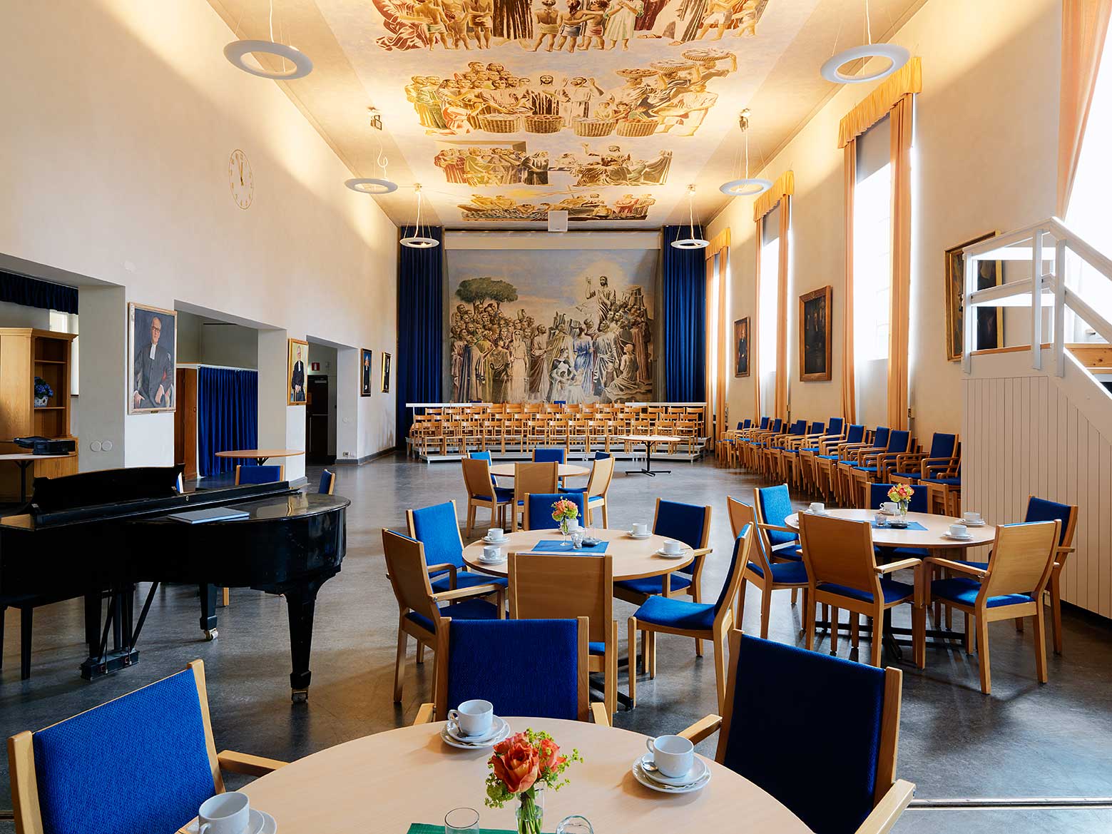 Oscars församlingssal på Fredrikshovsgatan 8. 