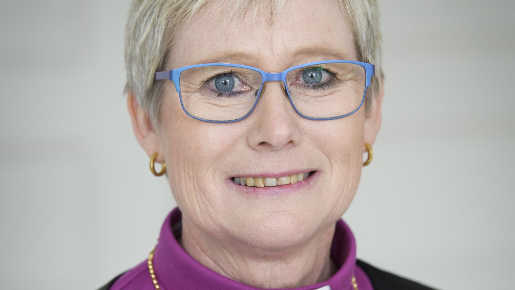 Porträttbild på biskop Susanne Rappmann.