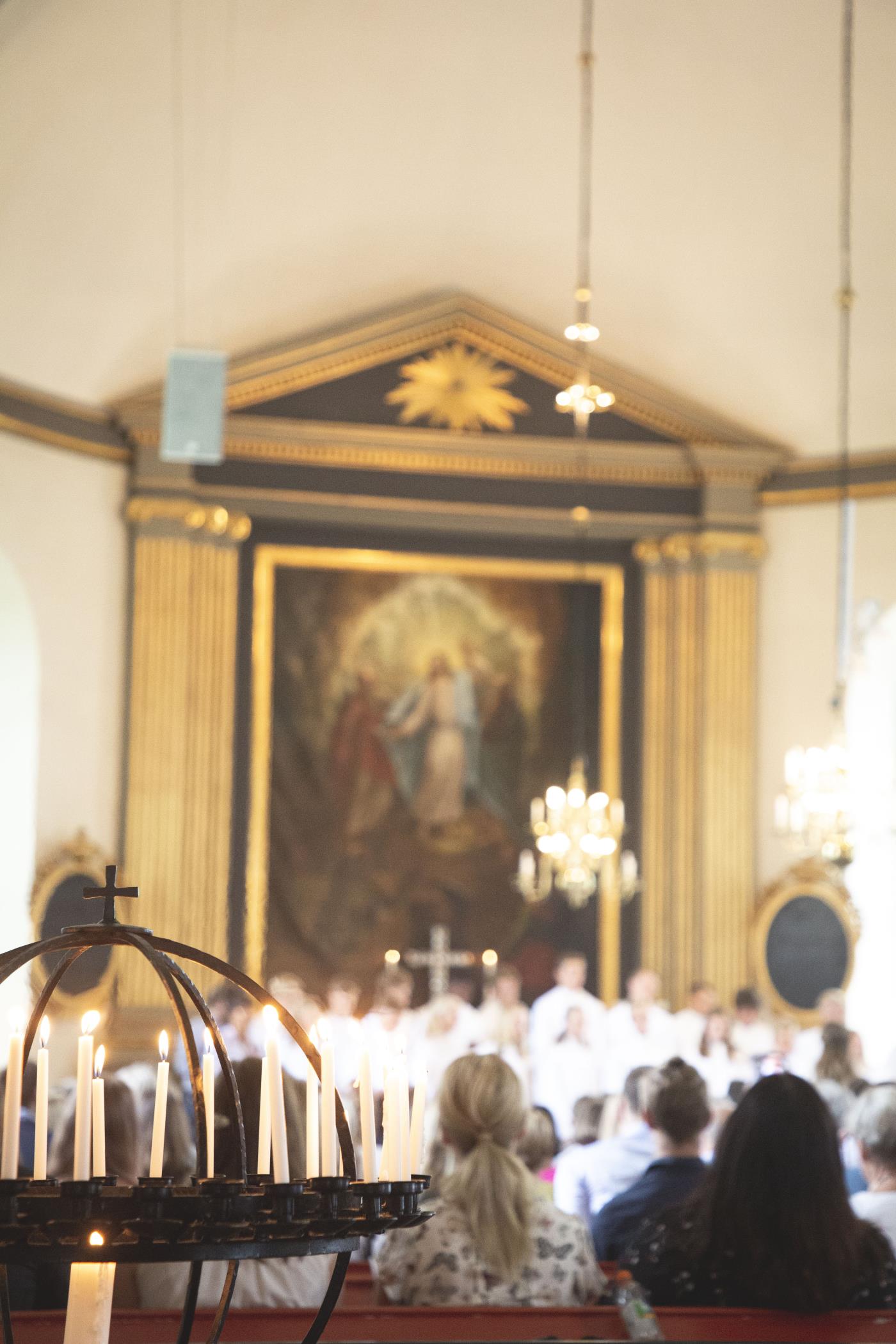 Fotbollskonfirmationsläger på Vårdnäs stiftsgård utanför Linköping, sommaren 2019.