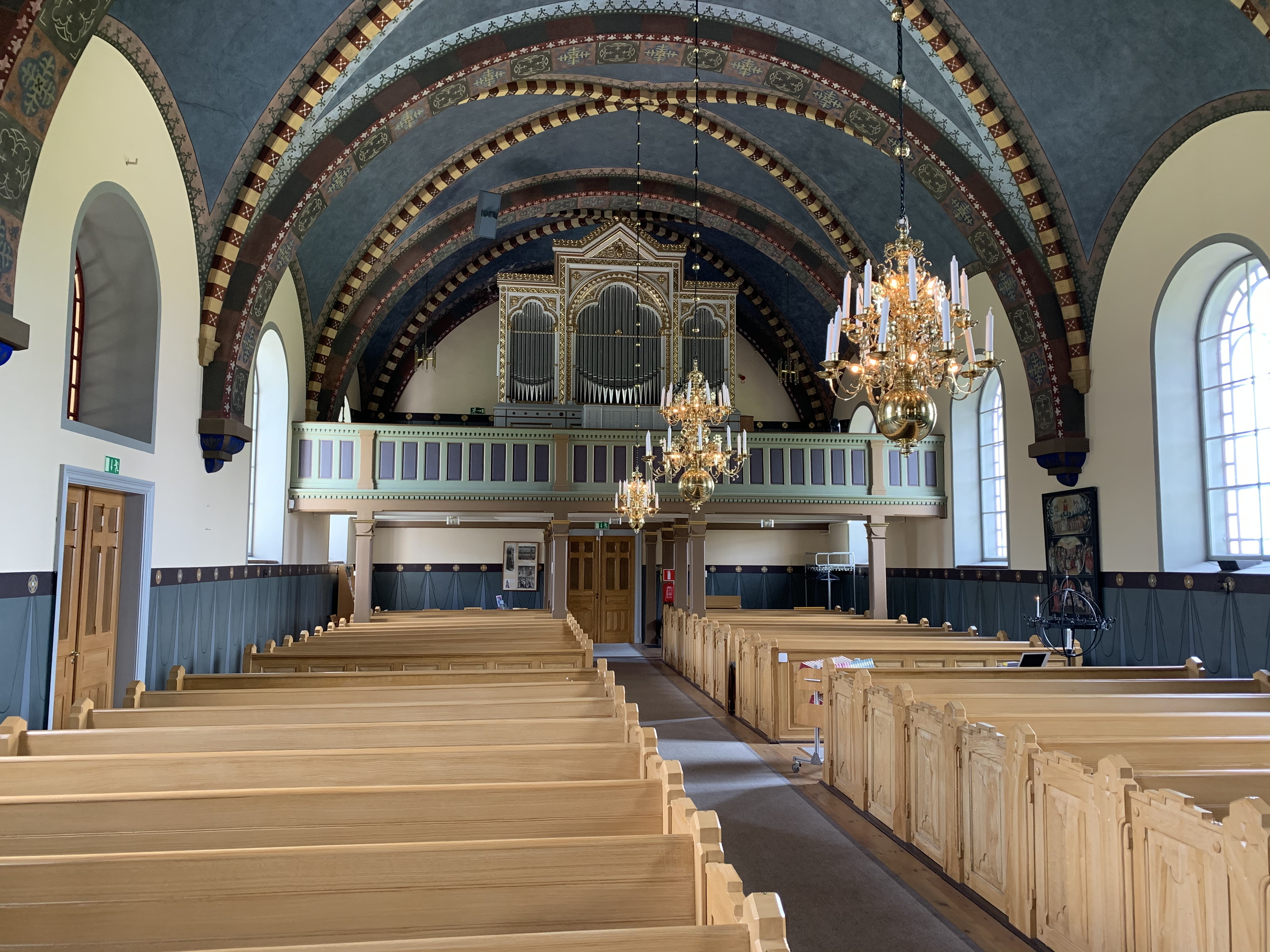 Interiör Appuna kyrka