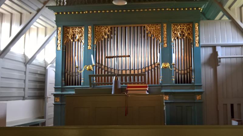 Orgeln i Östra Ingelstads kyrka