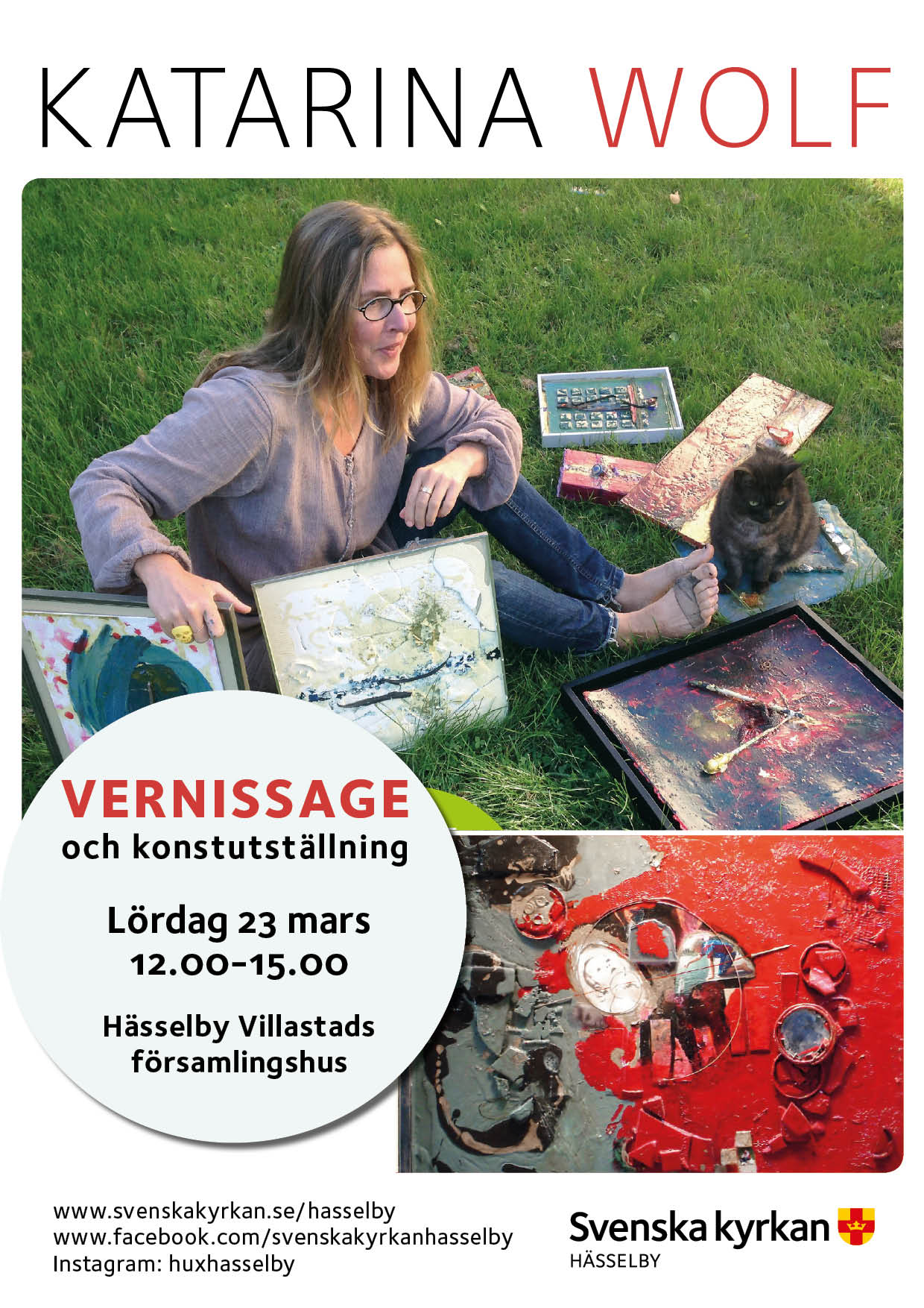 Vernissage med Katarina Wolf