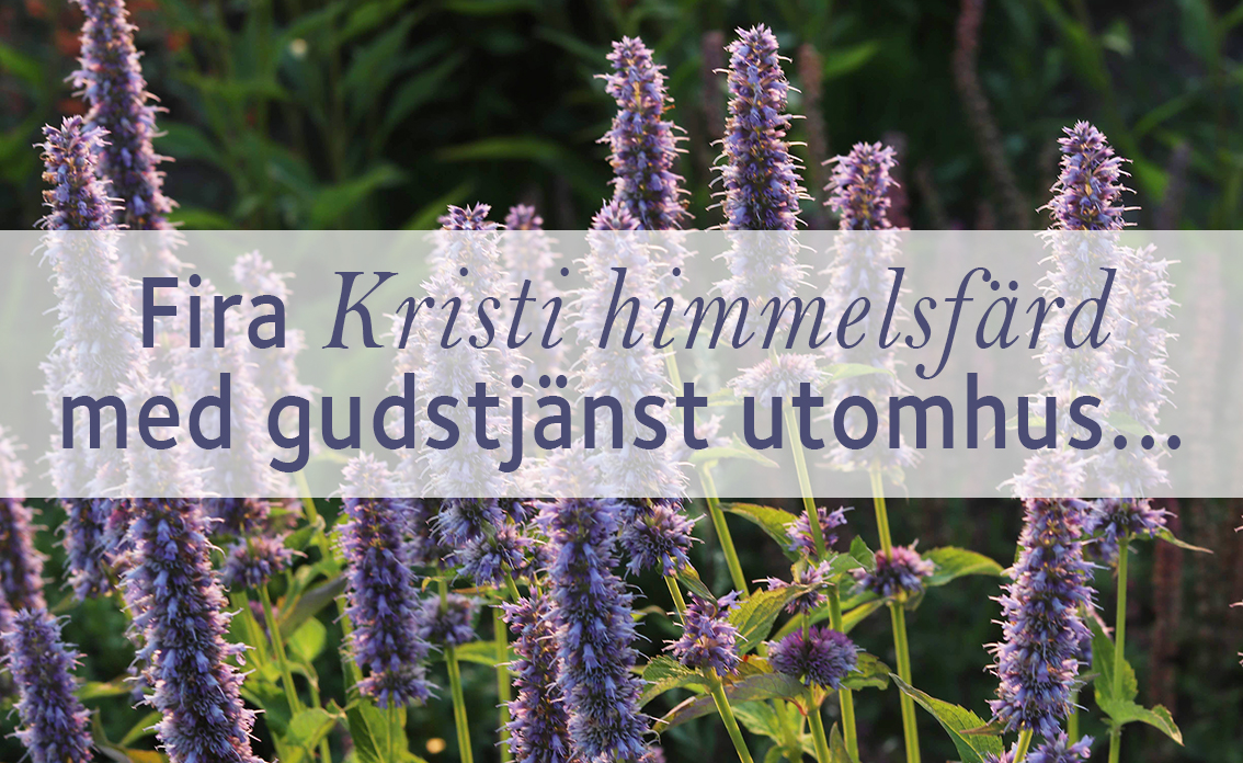 Friluftsgudstjänst i Hässelby Villastads kyrka.