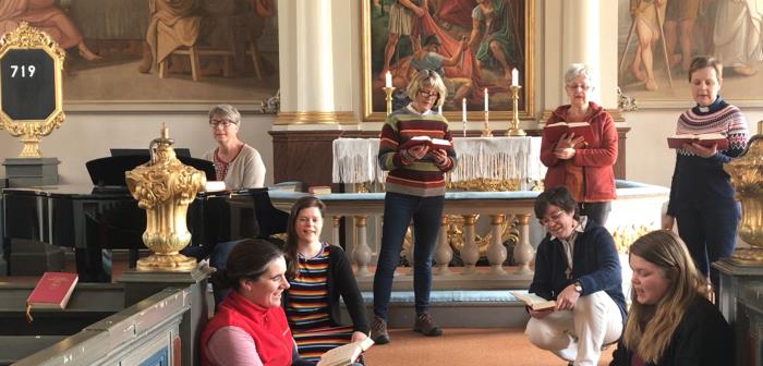 Härnösands stift kommer i år att publicera en psalm i inledningen av varje ny kyrkoårstid. Nu går vi in i pingstens tid och medarbetare från Åre pastorat sjunger sv. Psalm 719.