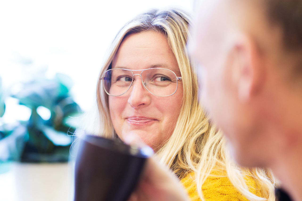 Samtal och kaffe