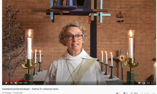 För dig som inte kan vara med i gudstjänster i våra kyrkor försöker vi bygga lokal gudstjänstgemenskap på nya sätt. Här hittar du andakter och gudstjänster i Youtube-format!