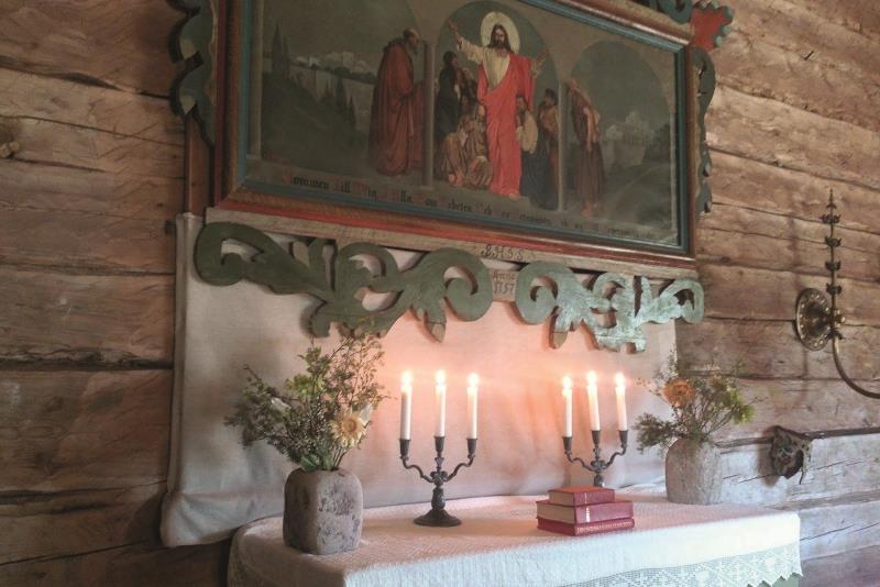 Altaret i Småskärs kapell