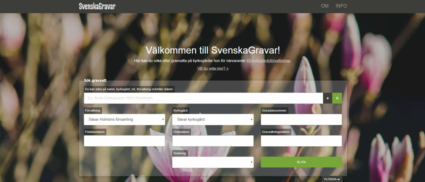 Svenskagravar.se