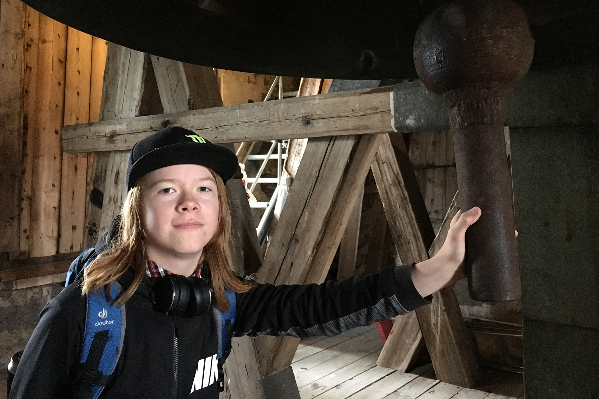 Besök i Överluleå kyrkas klocktorn 2019.